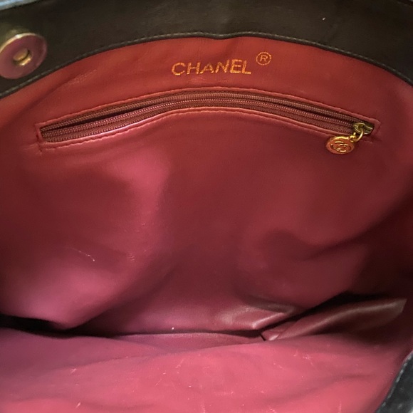 Chanel fashion Black Leather Chain Shoulder Bag leather - Picture 11 of 11